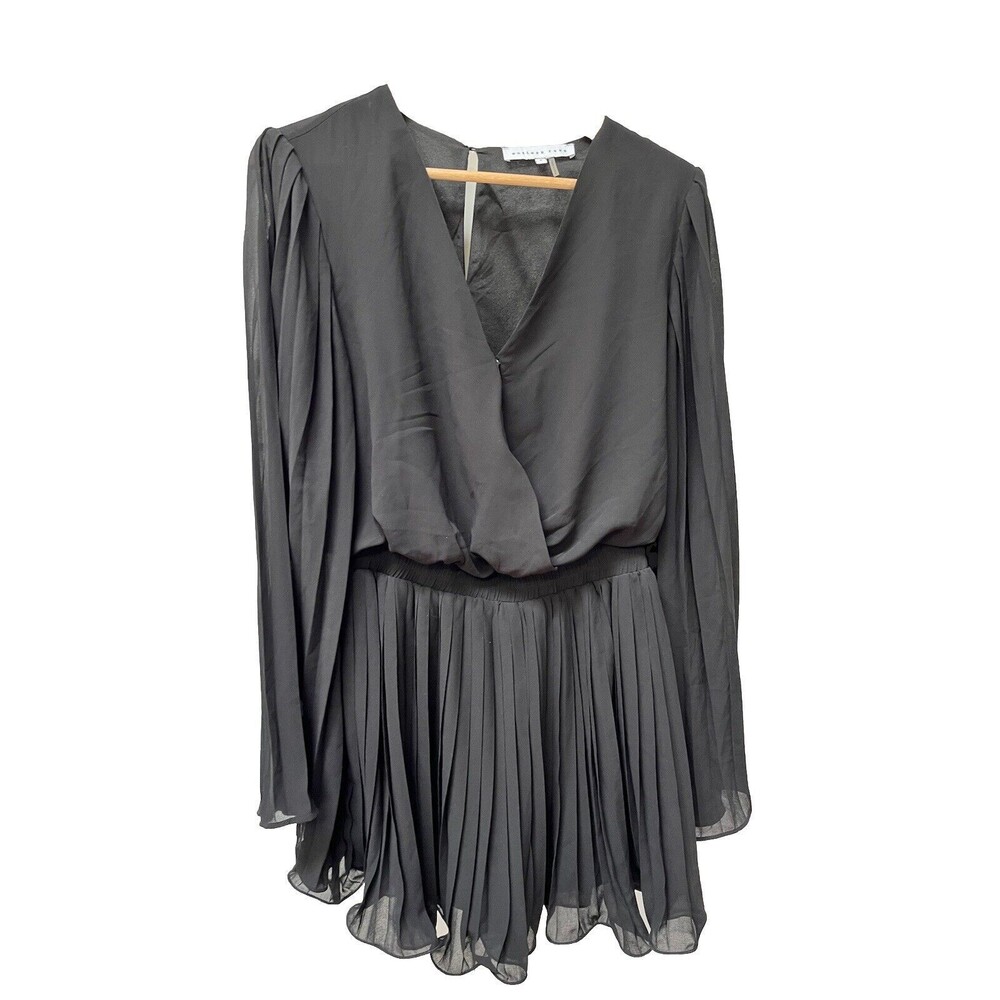 Endless Rose Black Long Sleeve Romper sz Small